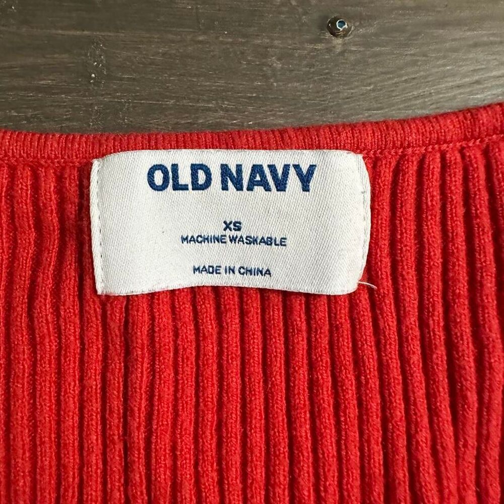 Old-navy Women's Red and Orange Jumper - Picture 3 of 4